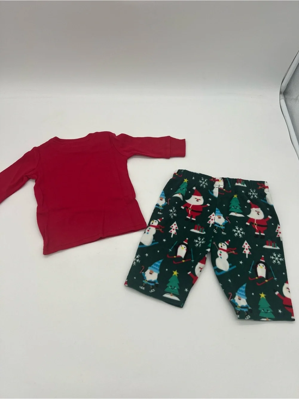 The Children’s Place Toddler Merry Christmas Cotton And Microfleece Pajamas